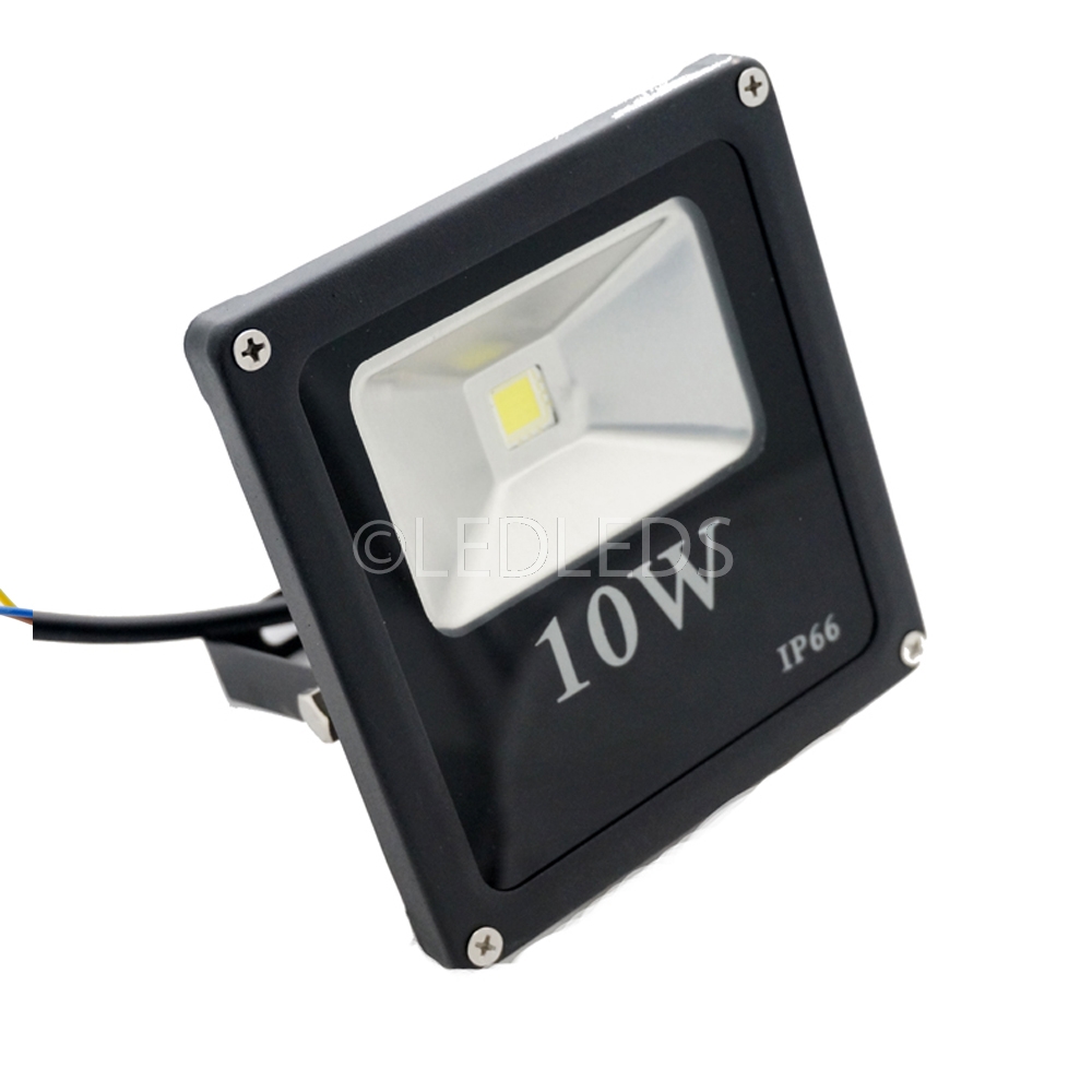 FARO LED FARETTO ESTERNO 10W RESA 100W LUCE CALDA ALTA LUMINOSITA IP66 SLIM