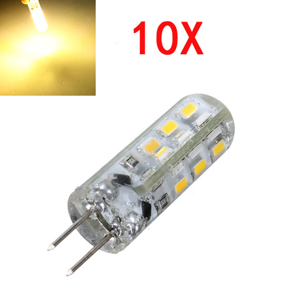 10 Lampadine led G4 12V AC DC 1,5w potenza 20w luce calda 1 led power 1,5w casa