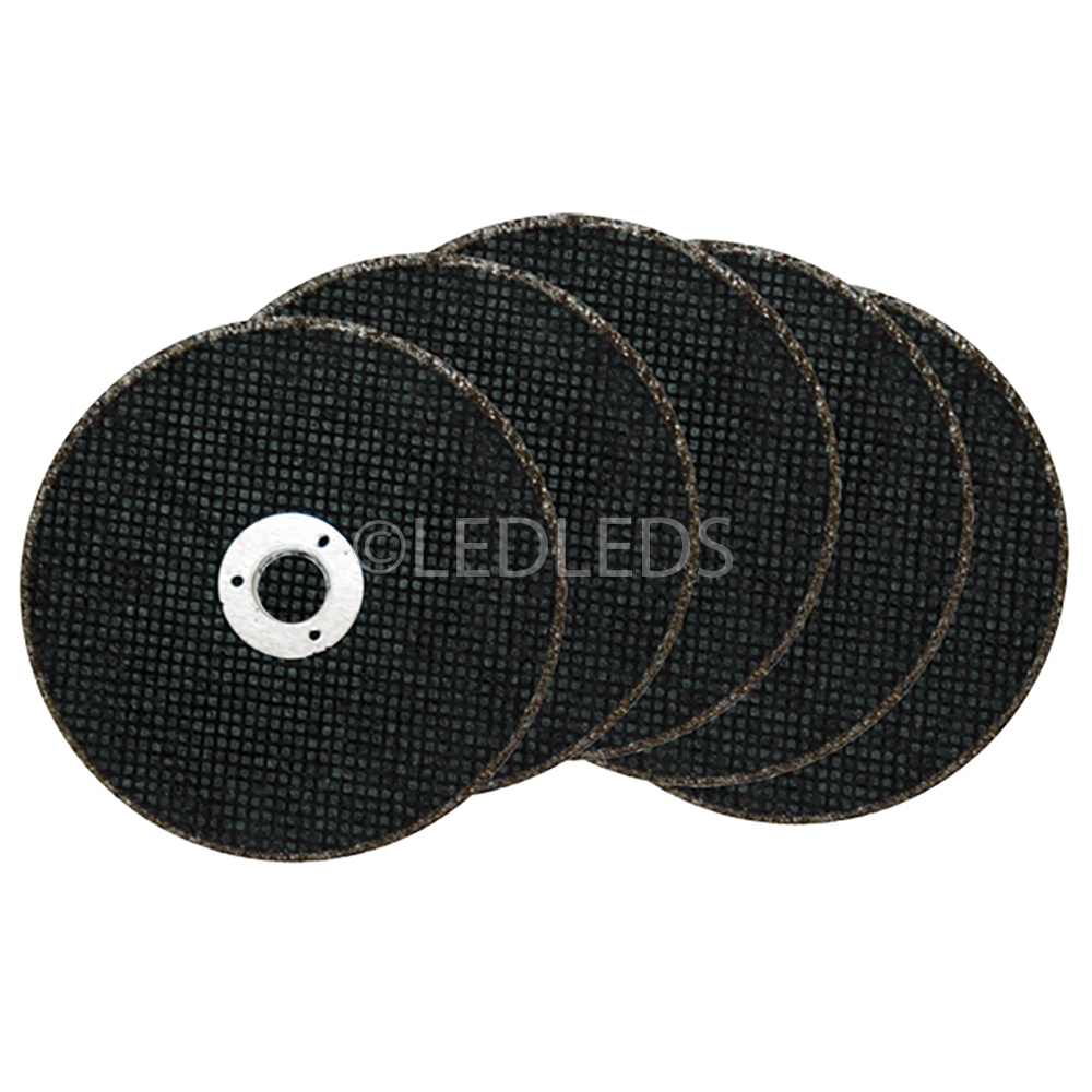 DISCO DA TAGLIO PER FLEX-SMERIGLIATRICE AD ARIA COMPRESSA DA 3" 75mm SET 5 PEZZI