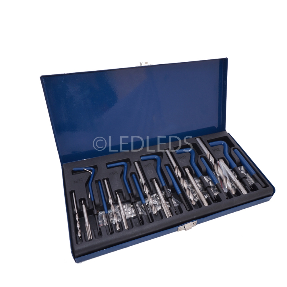 ELICOIDI RIPARAZIONE FILETTATURE RIPRISTINO FILETTI M5 A M12 131 PZ INSERTI 0131