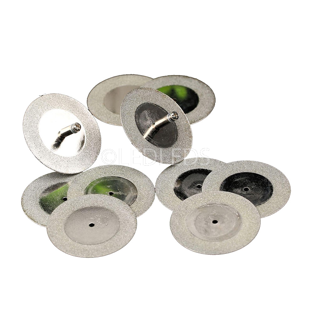 Dischi Da Taglio 3 Pezzi Diamantati Brasati Sotto Vuoto For Incisione Lama For Speleologia Flangia Rimovibile M14 58 Mini Disco Abrasivo Cemento Piastrelle Di Ceramica(2 Blades And Flange,M14-50MM - Foto 10