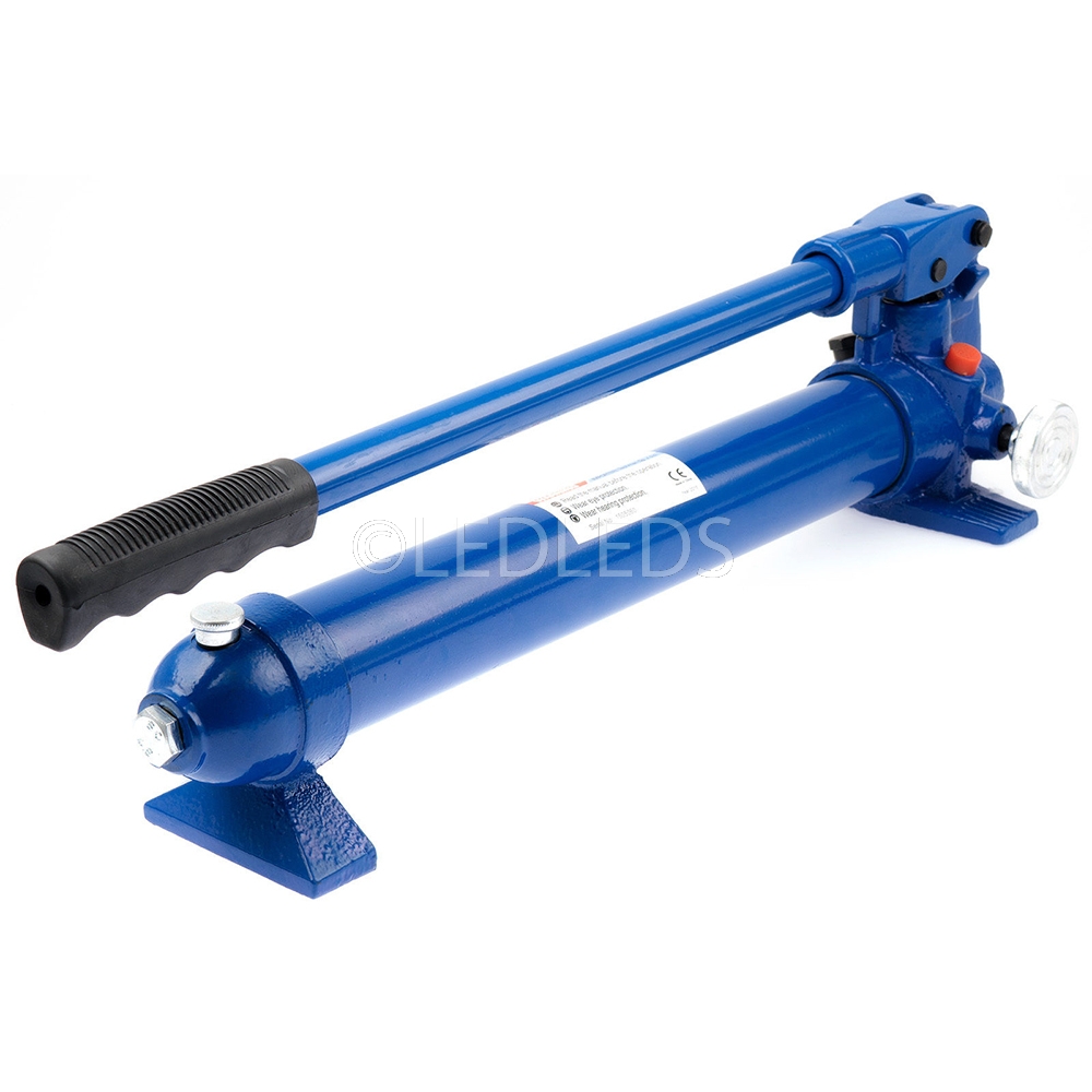 Pompa Idraulica Manuale 350cc - Cric Idraulico 20T Portatile Per Sollevamento, Piegatura E Lavori Pesanti - Foto 6