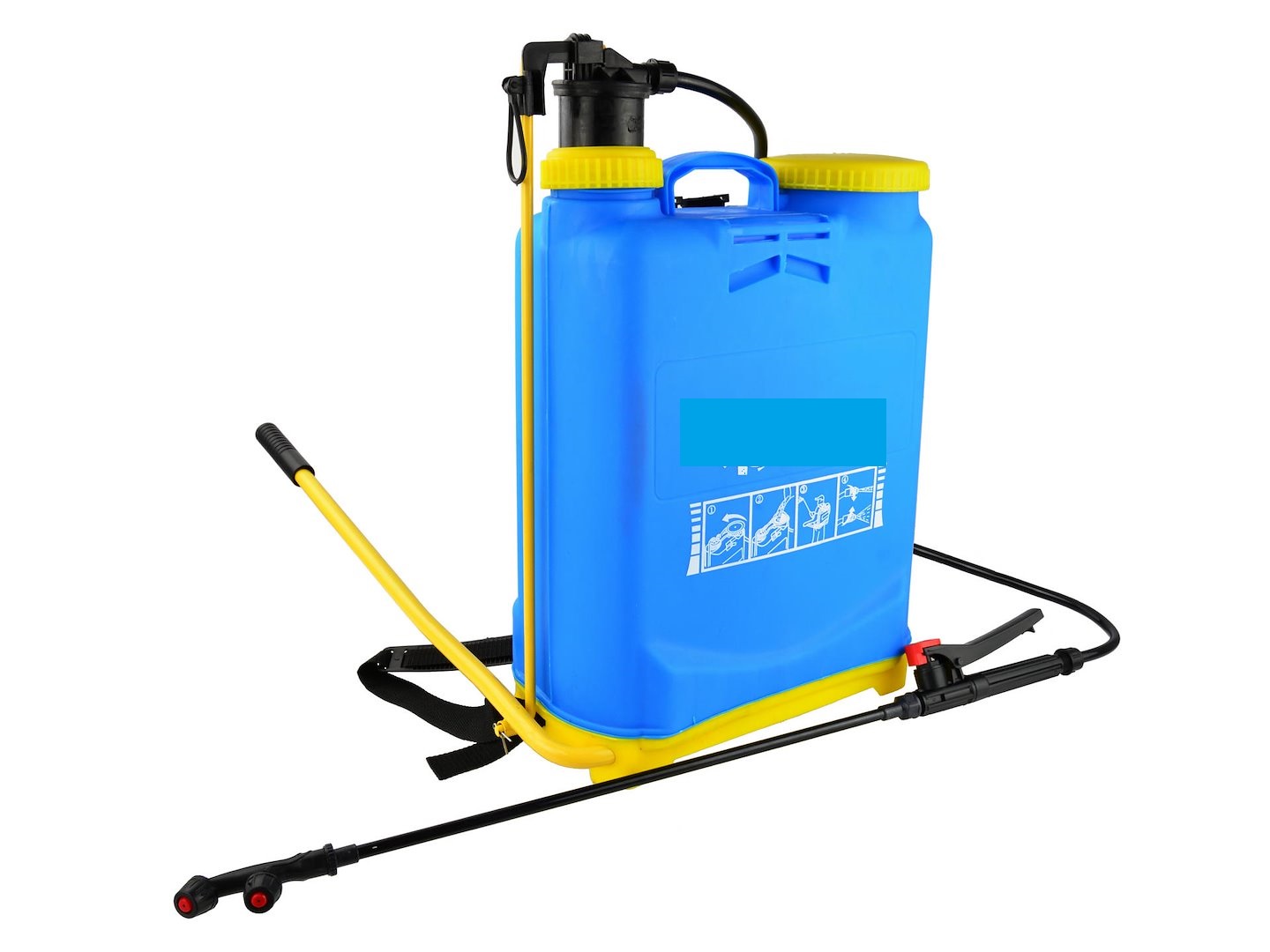POMPA IRRORANTE SPALLA  A ZAINO MANUALE 16 LITRI DISERBO nebulizzatore