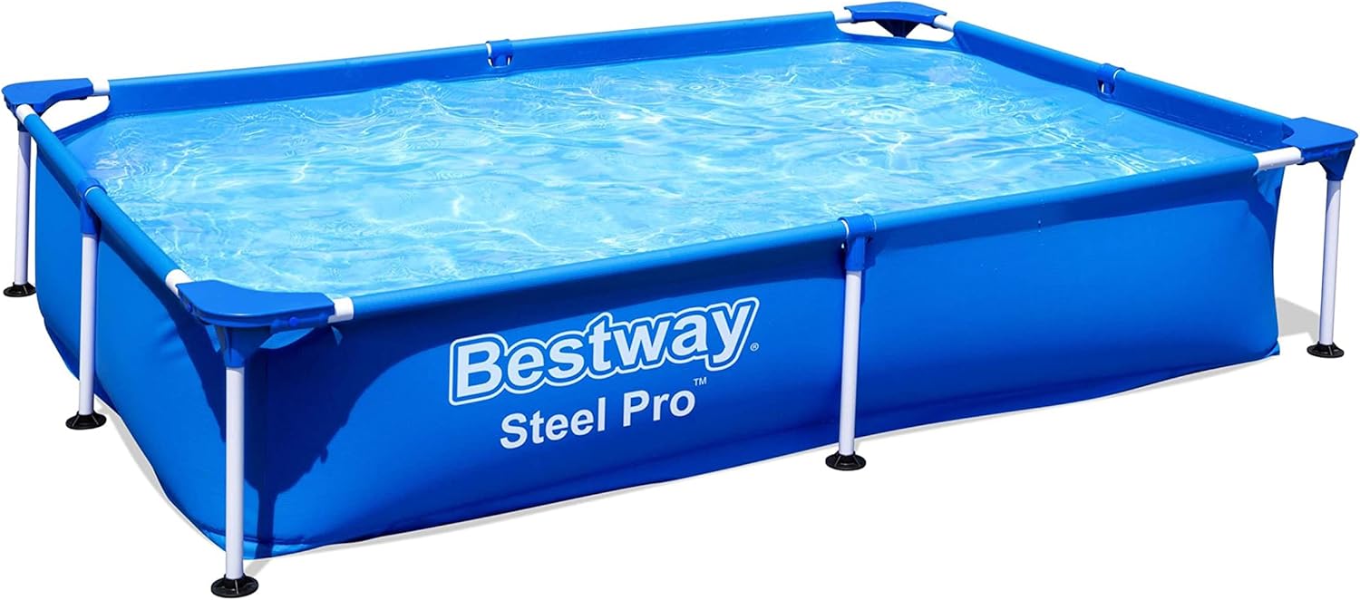 Piscina Bestway 56401 Fuori Terra Steel Pro Rettangolare, 221x150x43 cm 120