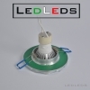 FARETTO INCASSO VETRO SPECCHIO 3X1W LED GU10 3 RESA 35 W LUCE LUCE FREDDO CALDA