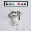 FARETTO INCASSO FISSO ACCIAIO INOX 3X1W LED GU10 RESA 35 W BIANCO FREDDO CALDA