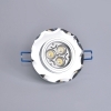FARETTO INCASSO VETRO SPECCHIO 3X1W LED GU10 3 RESA 35 W LUCE LUCE FREDDO CALDA