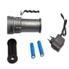 TORCIA TATTICA MILITARE LED CREE XML-T6 800 LUMENS XENON RICARICABILE X 18650
