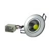 FARETTO LED DA INCASSO COB 5W RESA 50W 220V LUCE FREDDA ROTONDO ORIENTABILE