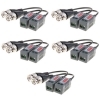 10 VIDEO BALUN TRASMETTITORI CAVO UTP CAT.5 BNC 600 METRI PER TELECAMERA DVR