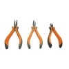 SET 3 MINI PINZE PINZETTE DI PRECISIONE 125mm PER ELETTRONICA E BRICOLAGE