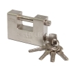 LUCCHETTO PER SERRANDA CORAZZATO IN ACCIAIO TEMPERATO 94 X 30 X 70mm ANTISCASSO