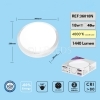 Plafoniera Led applique da Soffitto Parete Faretto tonda 18w Luce Naturale 4000k