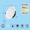 FARETTO LED PANNELLO INCASSO ROTONDO 5W FORO 7,6 CM LUCE NATURALE 4000K 220V