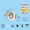 LAMPADA FARETTO DA INCASSO COB 12W LED QUADRATO ORIENTABILE LUCE CALDA 3200K