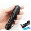 MINI TORCIA TATTICA MILITARE LED CREE 500 LM LUMEN CON ZOOMABLE RICARICABILE