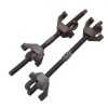 KIT COPPIA COMPRIMI AMMORTIZZATORE MOTO AUTO MOLLE 370MM ATTREZZO DUPLICE DOPPIO