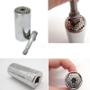 BUSSOLA ESAGONALE UNIVERSALE MULTIMPRONTA 3/8\" DA 7 A 19 MM MULTIUSO CRICCHETTO