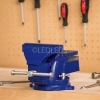 Morsa da Banco girevole da 125mm corpo acciaio con incudine banco da lavoro