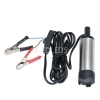 POMPA TRAVASO ACCIAIO INOX OLIO GASOLIO 30L/MN AUTO DIESEL 12V ELETTRICA LIQUIDI