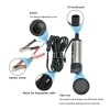 POMPA TRAVASO ACCIAIO INOX OLIO GASOLIO 30L/MN AUTO DIESEL 12V ELETTRICA LIQUIDI