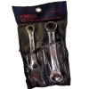 KIT 2 Chiavi combinate a doppio cricchetto poligonale 8x10 12x13 14x17 18x19