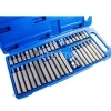 SET 40pz INSERTI BUSSOLE  ESAGONALI TORX EXA XZN LUNGHI CORTI IMPRONTA 3/8 1/2