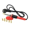 Kit Saldatore pirografo decorazione legno cuoio a caldo punte 6 accessori  30W