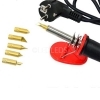 Kit Saldatore pirografo decorazione legno cuoio a caldo punte 6 accessori  30W