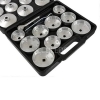 KIT 23 PZ CHIAVE CHIAVI FILTRO OLIO TAZZA  PROFESSIONALI AUTO CRICCHETTO 1/2