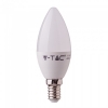 LAMPADA LAMPADINA LED E14 OLIVA CANDELA 6W V-TAC LUCE CALDA 2700K