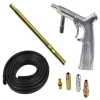 PISTOLA AD ARIA PER SABBIATURA SABBIATRICE TUBO E UGELLI GUN SABLE ARENA SANDER