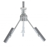 ATTREZZO LAPPATORE 3 GAMBE SMERIGLIA LUCIDA CILINDRI 32-90 mm MOTO SCOOTER ATV