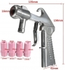 PISTOLA SABBIATRICE CON UGELLI 4 5 6 7 CABINA DI SABBIATURA RICAMBIO SABBIATURA