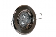Faretto LED acciaio Incasso Gu10 3W lampadina 220v Orientabile fari LUCE CALDA
