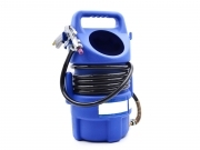sabbiatrice compressore portatile con ugello in ceramica e serbatoio 10 litri