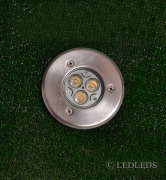Faretto incasso segnapassi calpestabile carrabile mr16 12v led luce calda tondo