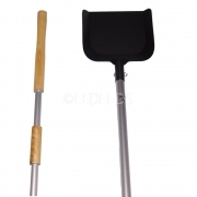 PALA RACCOGLI CENERE BRACE IN ACCIAIO PER PIZZA FORNO A LEGNA 20x20cm