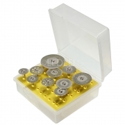 SET 10 DISCHI DIAMANTATI DISCHETTI DISCO GAMBO 3 MM MINI TRAPANO