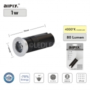 FARETTO LUCE NATURALE LED 1W SEGNAPASSO SEGNAPASSI CALPESTABILE ESTERNO INTERNO