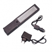 TORCIA LAMPADA DA LAVORO A 53 LED RICARICABILE 220V E 12VOLT OFFICINA 12V