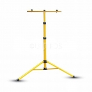Trepiede cavalletto per 2 fari LED da 10W a 50W Giallo stativo telescopico1,6mt