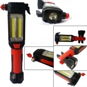 TORCIA LAMPADA DA LAVORO A LED RICARICABILE OFFICINA EMERGENZA MARTELLO 20OLUMEN