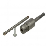 ASTA BARRA PER FRESA CAROTATRICE ATTACCO SDS PLUS 160MM LUNGHEZZA 16CM CON PUNTA