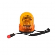 LAMPEGGIANTE SEGNALATORE EMERGENZA ROTANTE CALAMITA MAGNETICO AUTO TRATTORE 24V