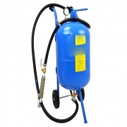 Sabbiatrice portatile 38L aria compressa con tubo e pistola per sabbiare