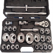 CHIAVI BUSSOLA GRANDI 3/4 26 PZ 21-65MM CRICCHETTO CON LEVA CAMION TRATTORE