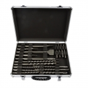 ASSORTIMENTO SERIE SET 17 PEZZI PUNTE SCALPELLI SDS PLUS TRAPANO WIDIA MURO