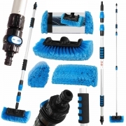 IDROSPAZZOLA 2-4,9M TELESCOPICA SPAZZOLA PULIZIA LAVAGGIO AUTO FURGONE PANNELLI