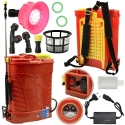 POMPA IRRORATRICE A SPALLA 16 LT BATTERIA RICARICABILE ELETTRICA NEBULIZZATORE